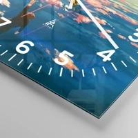 Clock face with numbers