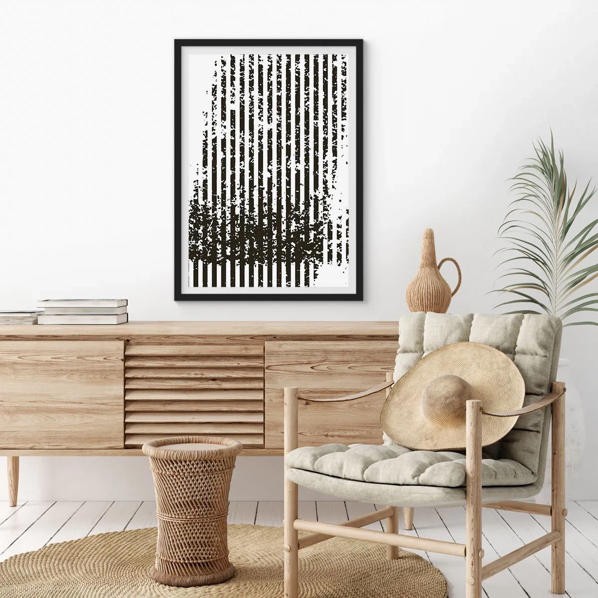 Poster in black frame - Rhythm and Noise - 70x100 cm