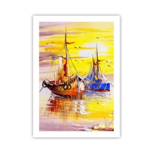 Poster - Deserved Rest in Port - 50x70 cm