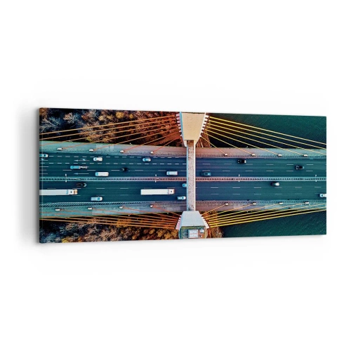 Canvas picture - Behind Seas and Oceans - 120x50 cm