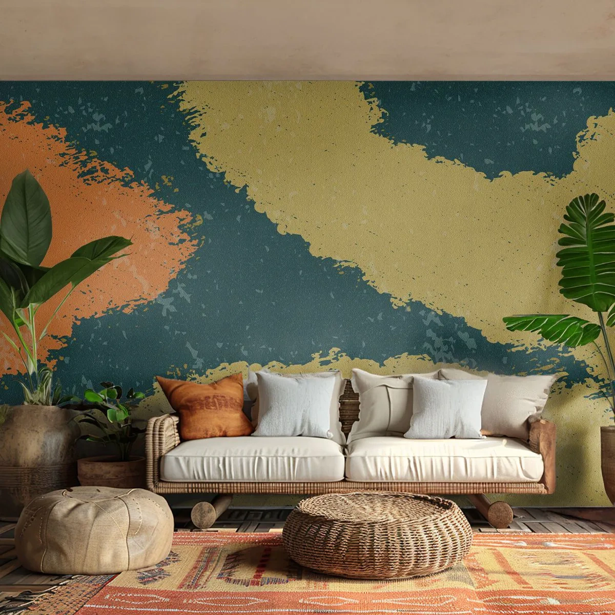 Photo Wallpaper Premium Sand - Abstract - Slow Motion - Abstraction, Piece, Aged - 300x210 cm