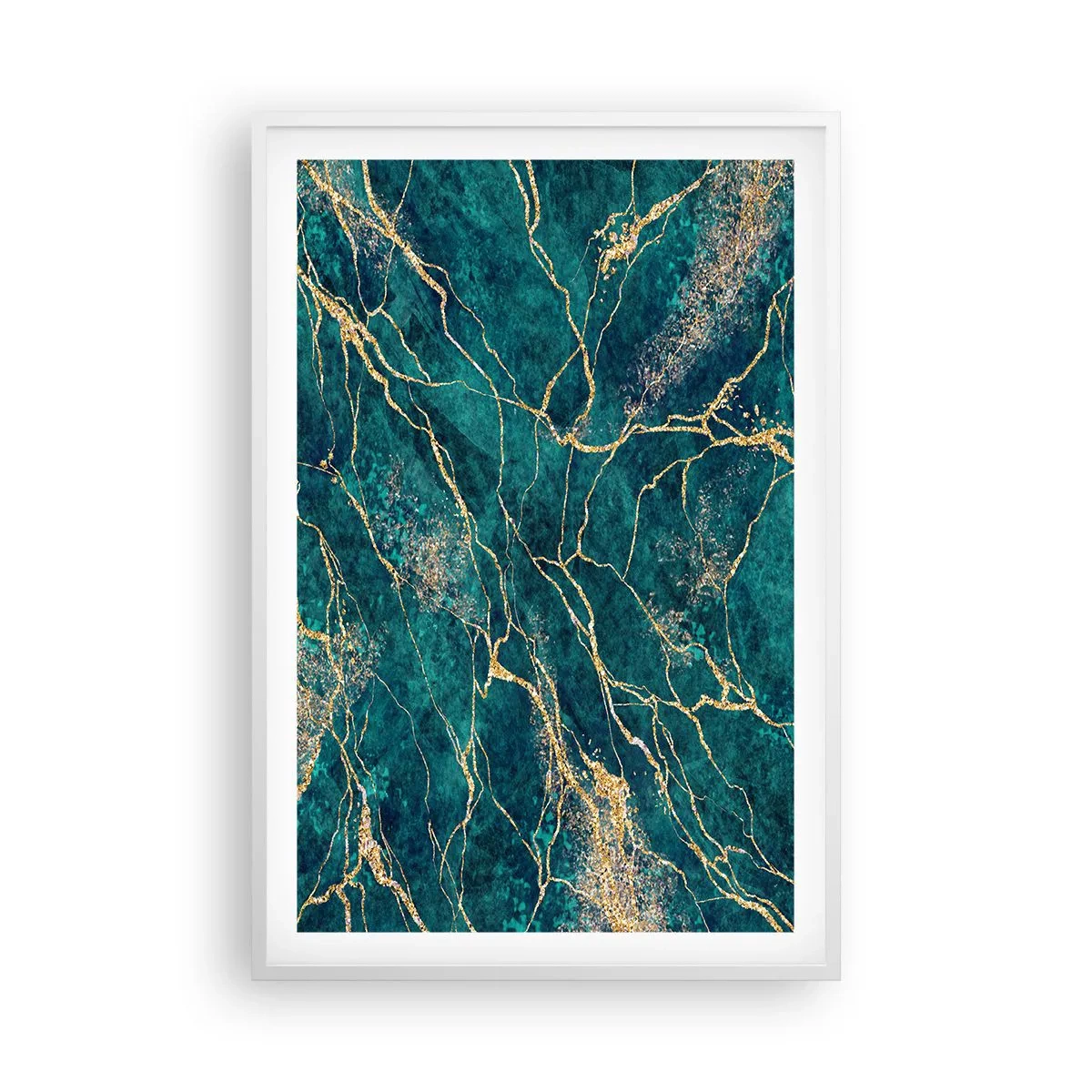 Poster in white frmae - Gold Vein - 61x91 cm