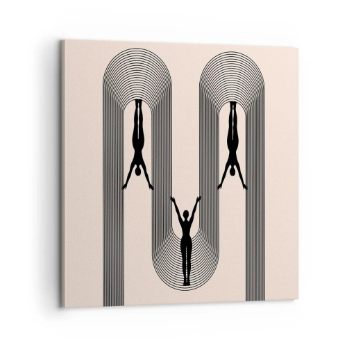 Canvas picture - Upside Down - 60x60 cm