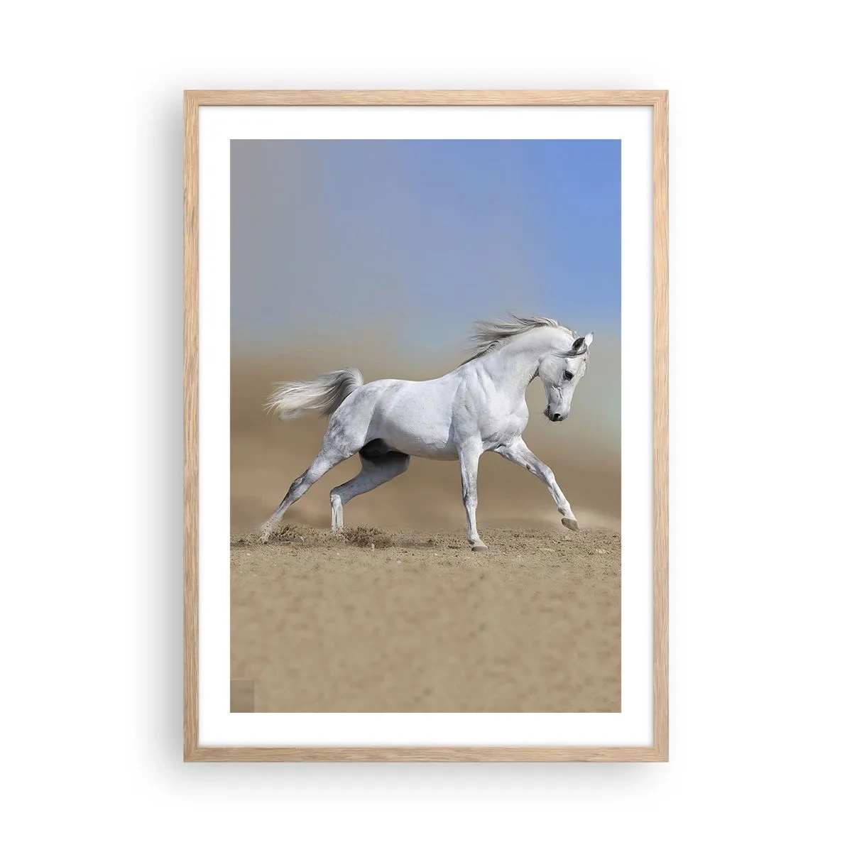 Poster in light oak frame - The Most Beautiful Arabic Tale - 50x70 cm