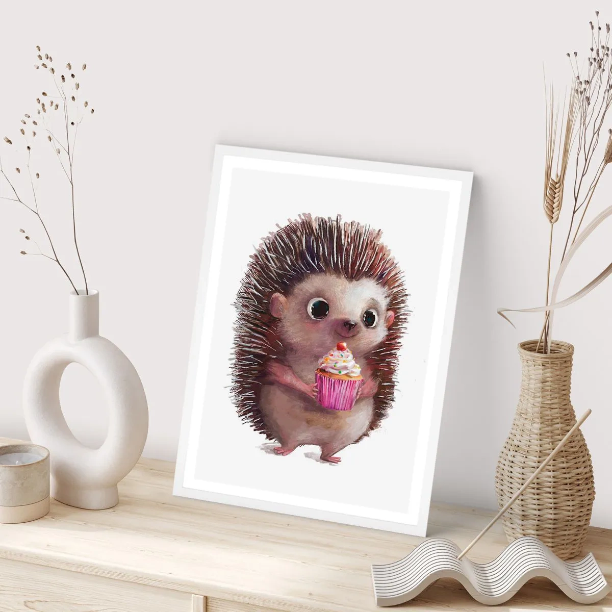 Poster in white frmae - Everyday is Holiday - 70x100 cm