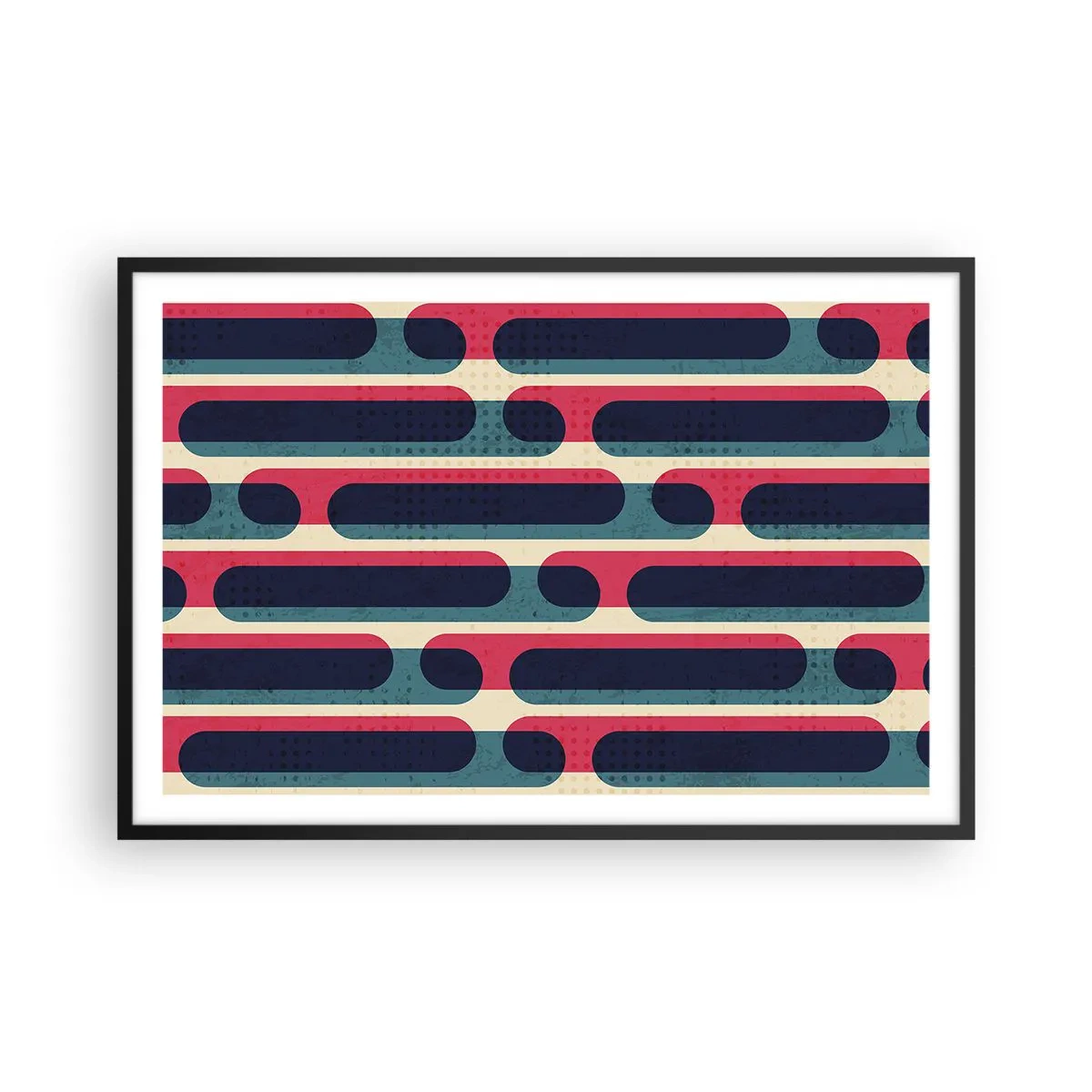 Poster in black frame - Inwards and Forwards - 91x61 cm