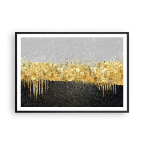 Poster in black frame - In and Up - 100x70 cm
