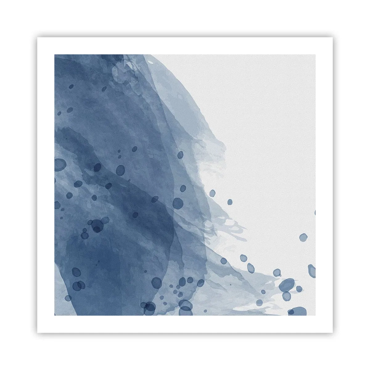 Poster - Blue Tulle - 60x60 cm