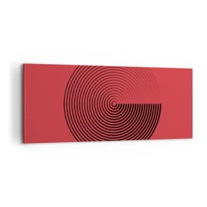 Canvas picture - Circular Movement - 100x40 cm