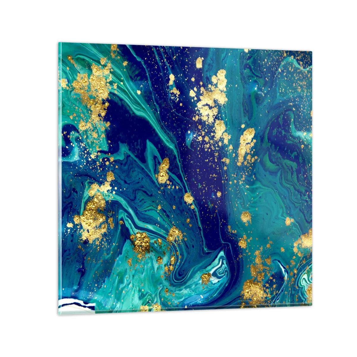 Glass picture - Sun Flakes - 30x30 cm