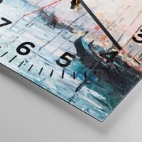 Clock face with numbers