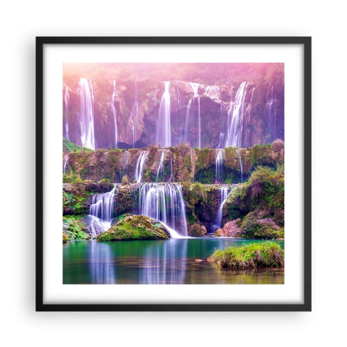 Poster in black frame - Stairway to Heaven - 50x50 cm