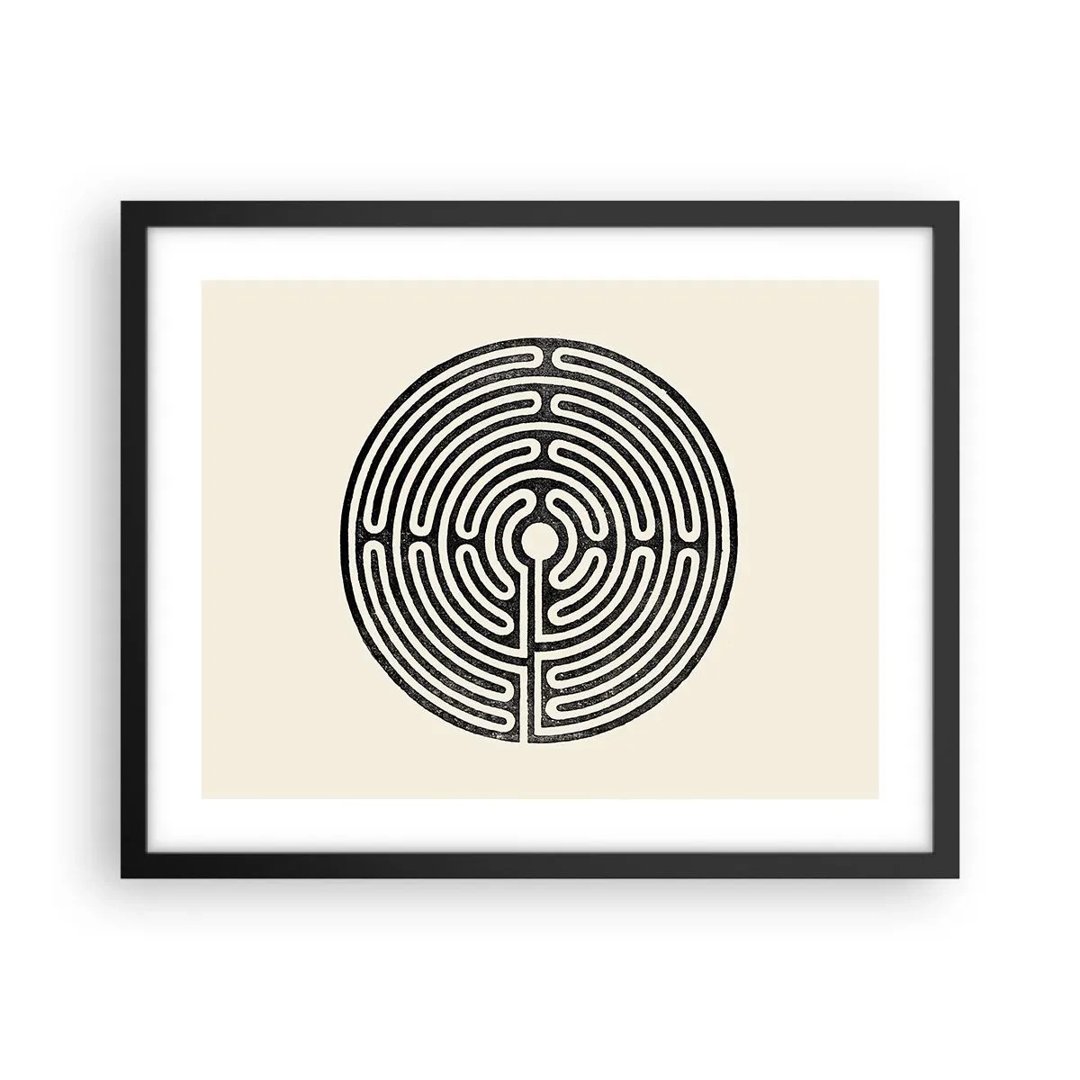 Poster in black frame - Mysterious Order - 50x40 cm