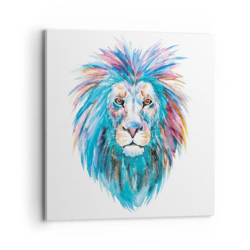 Canvas picture - Electrifying Aura - 70x70 cm