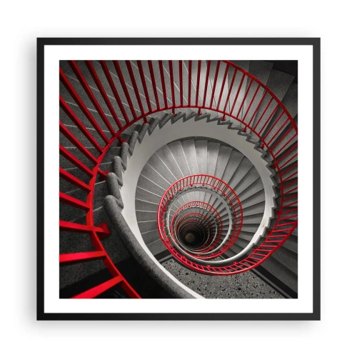 Poster in black frame - Games of Architecture - 60x60 cm