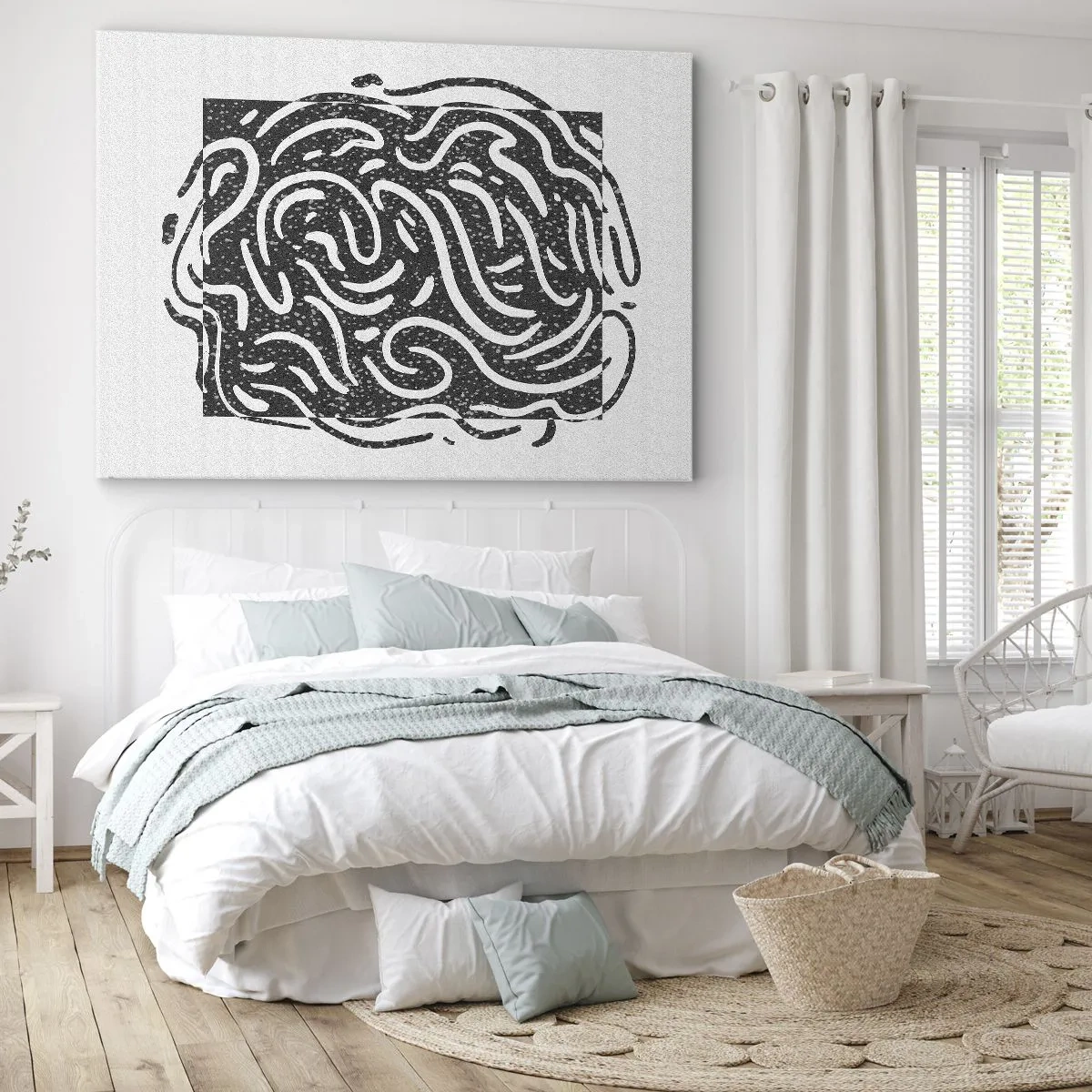 Canvas picture - Abstract: Dance of Joy - 120x80 cm