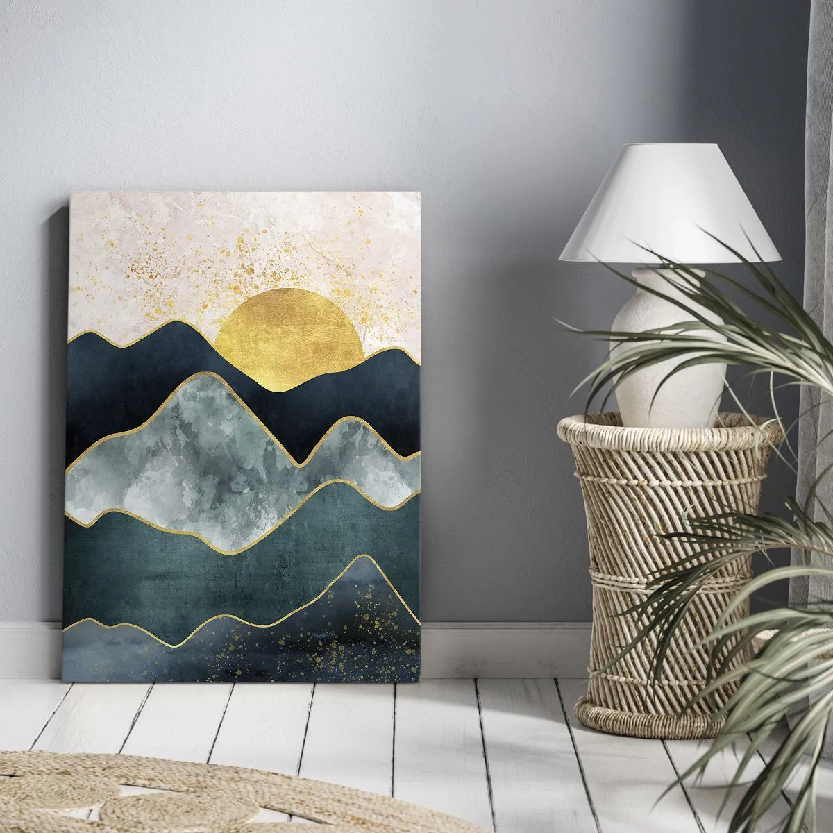 Canvas picture - Behing Seven Mountains - 70x100 cm