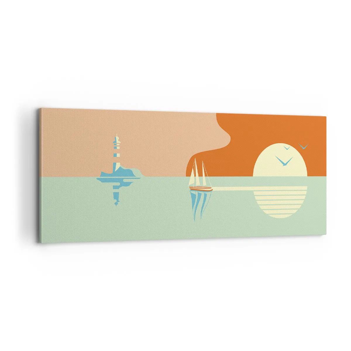 Canvas picture - Ideal Sea Landscape - 100x40 cm