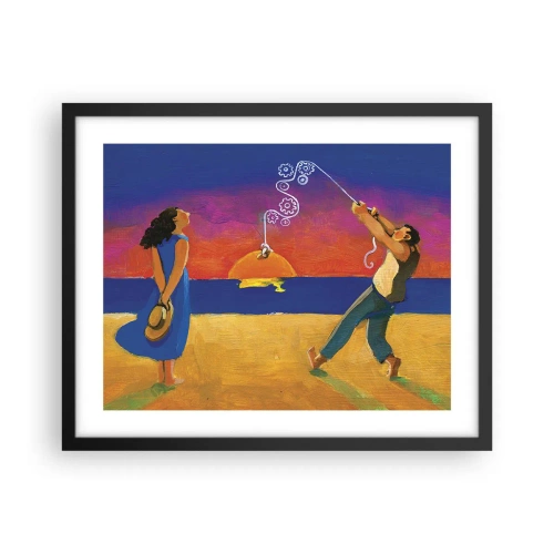 Poster in black frame - More than a Star from the Sky - 50x40 cm