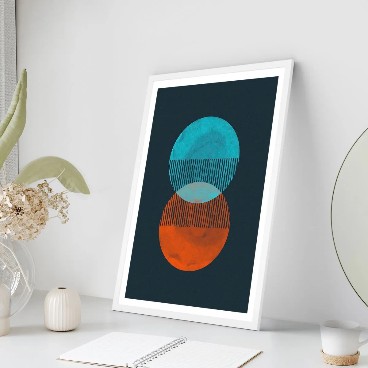 Poster in white frmae - Astronomical Fantasy - 30x40 cm
