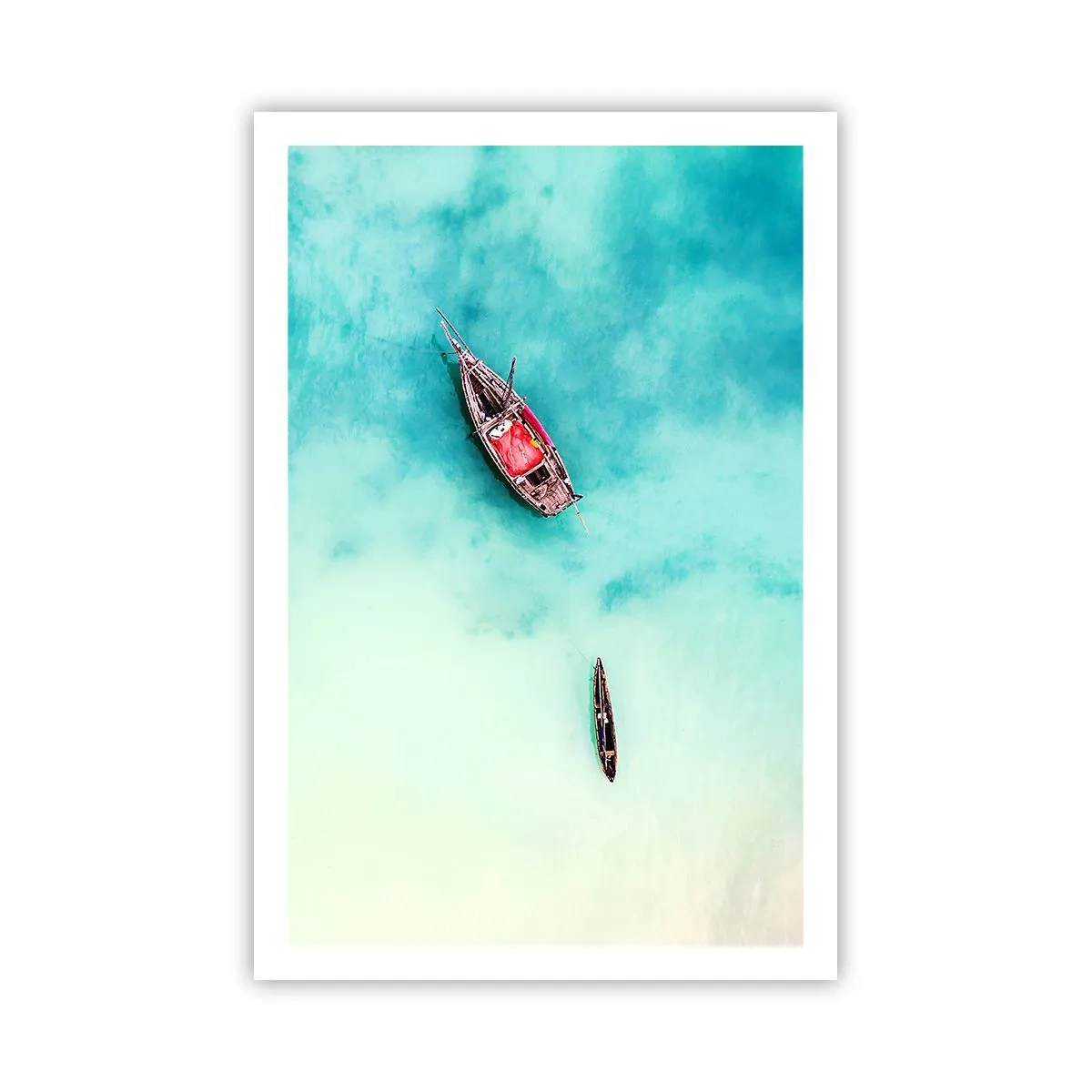 Poster - On the Beaches of Zanzibar, When the Tide Is High - 61x91 cm