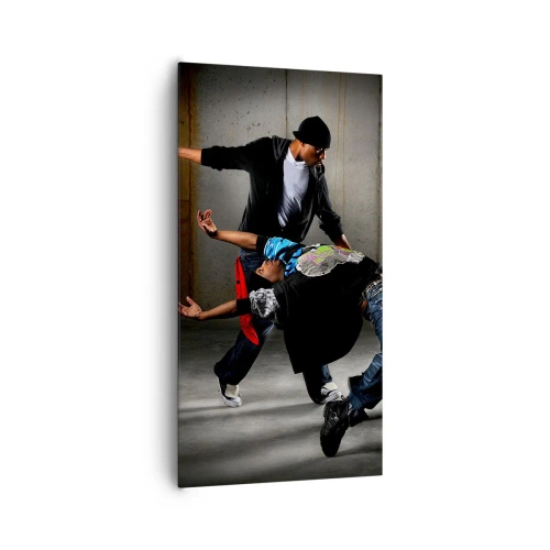 Canvas picture - Dancing with Street Wind - 65x120 cm