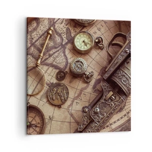 Canvas picture - Adventure Calls - 50x50 cm