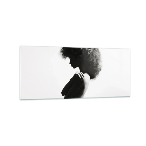 Glass picture - Like a Flower on a Thin Stem - 120x50 cm