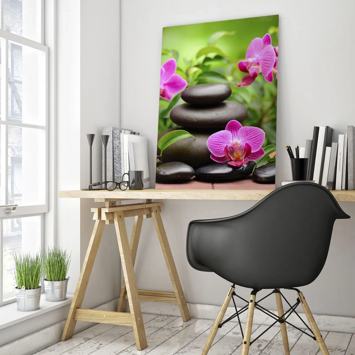 Glass picture - Pyramid of Peace - 70x100 cm