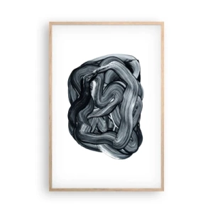 Poster in light oak frame - It's Not So simple - 61x91 cm