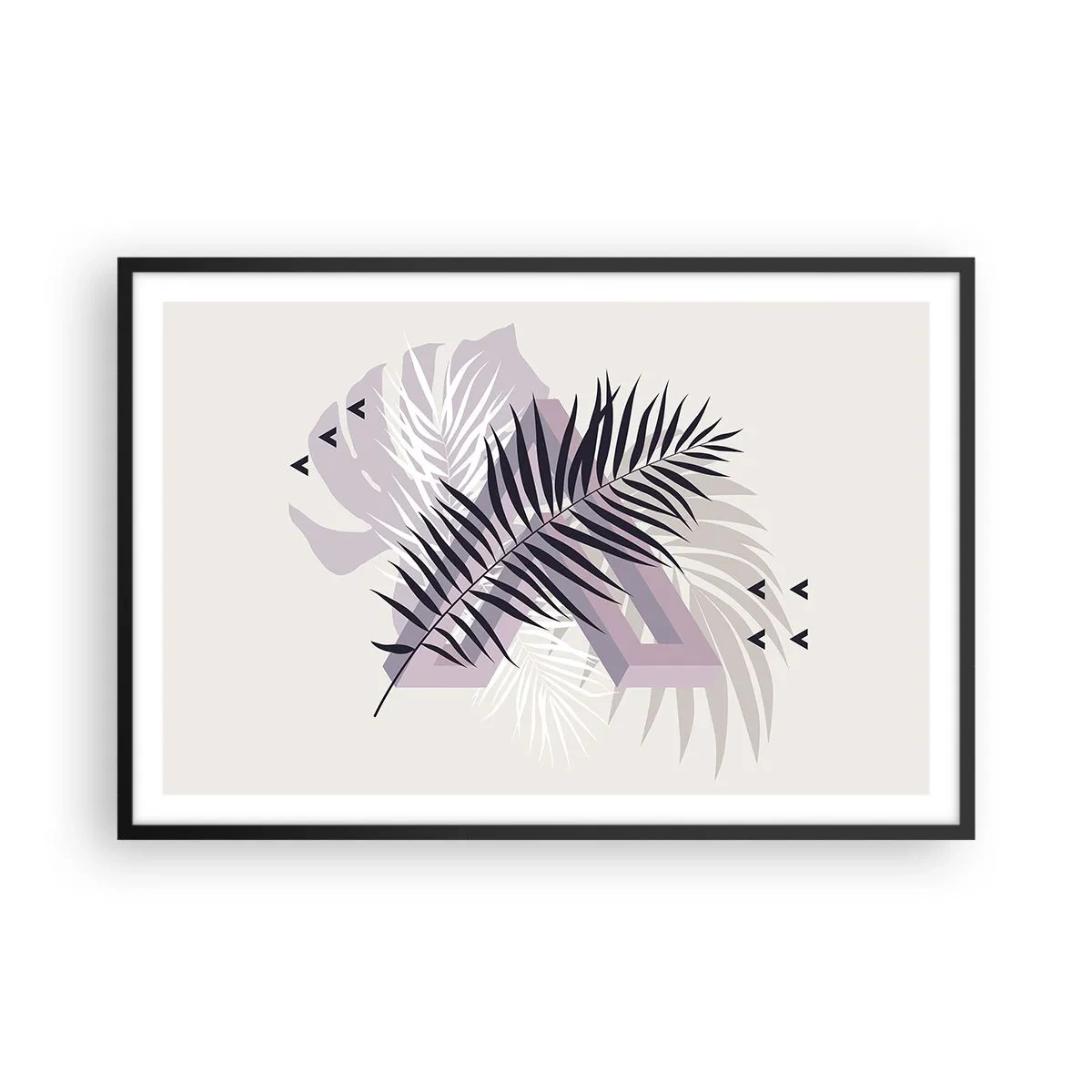 Poster in black frame - Shadow of a Shadow - 91x61 cm