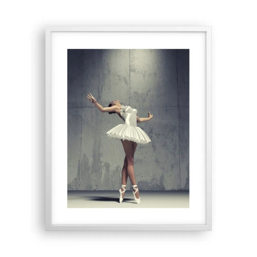Poster in white frmae - Light like a Bird - 40x50 cm