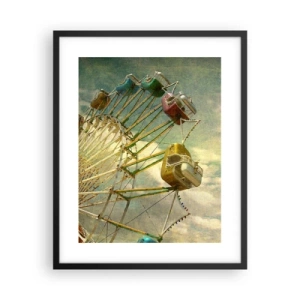 Poster in black frame - There Will Be Fun… - 40x50 cm