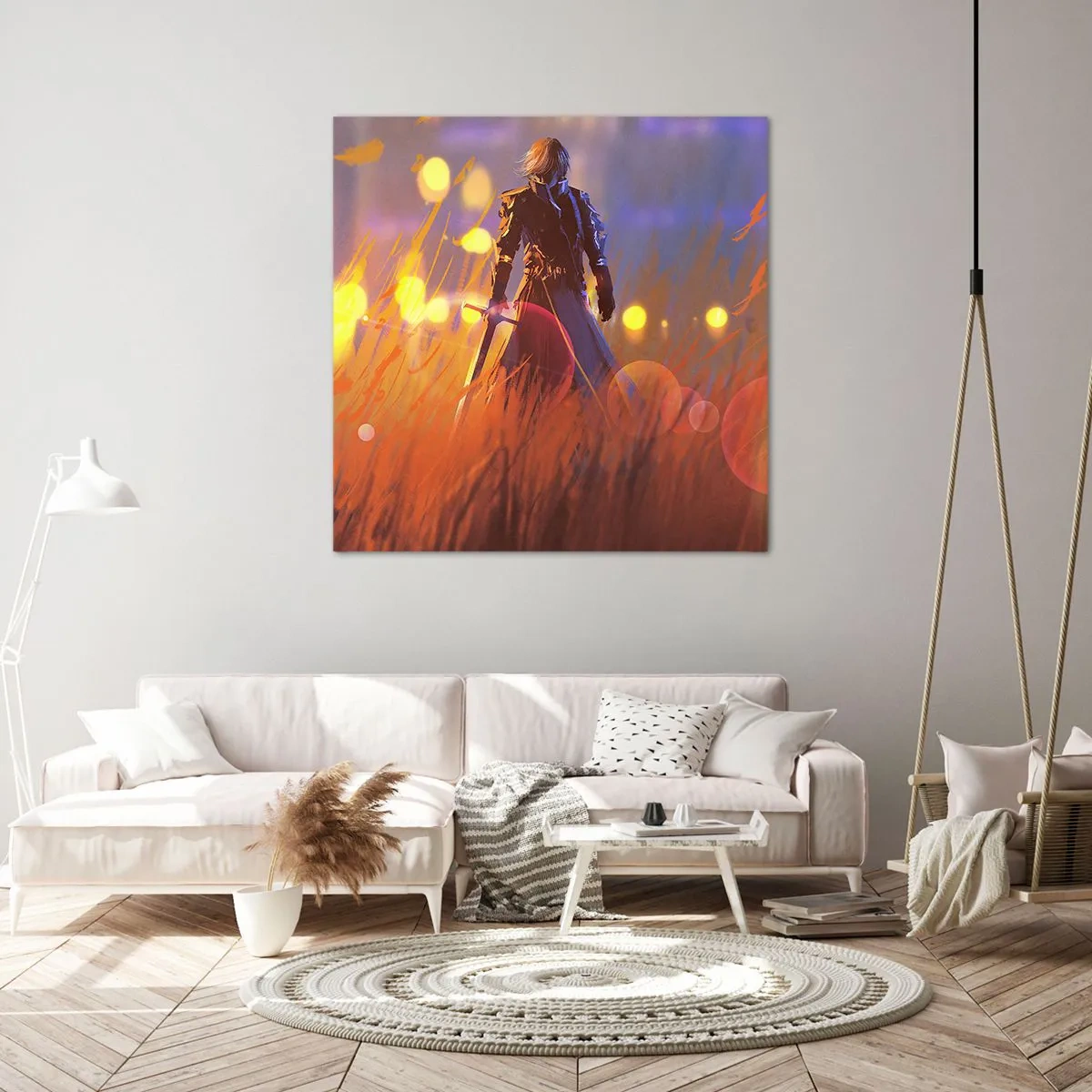 Canvas picture - Knight-errant - 50x50 cm