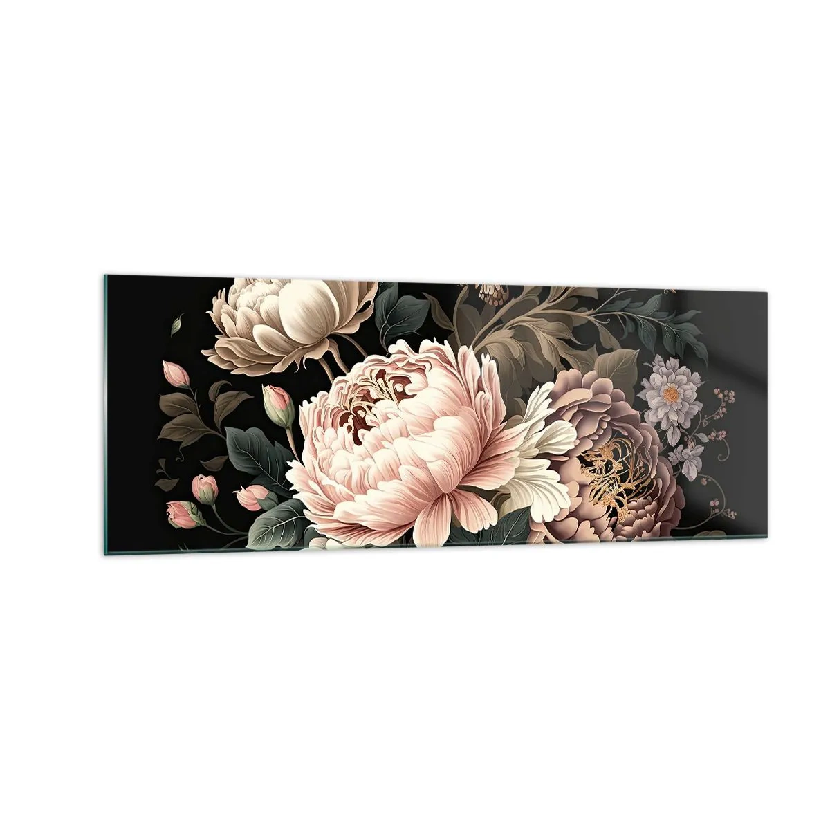 Glass picture - Baroque Style - 140x50 cm
