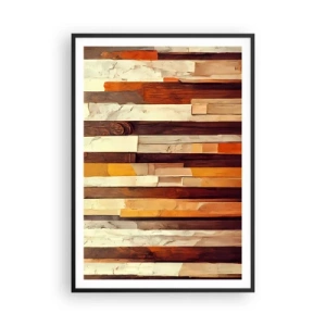 Poster in black frame - Anthem of Forest Birds - 70x100 cm