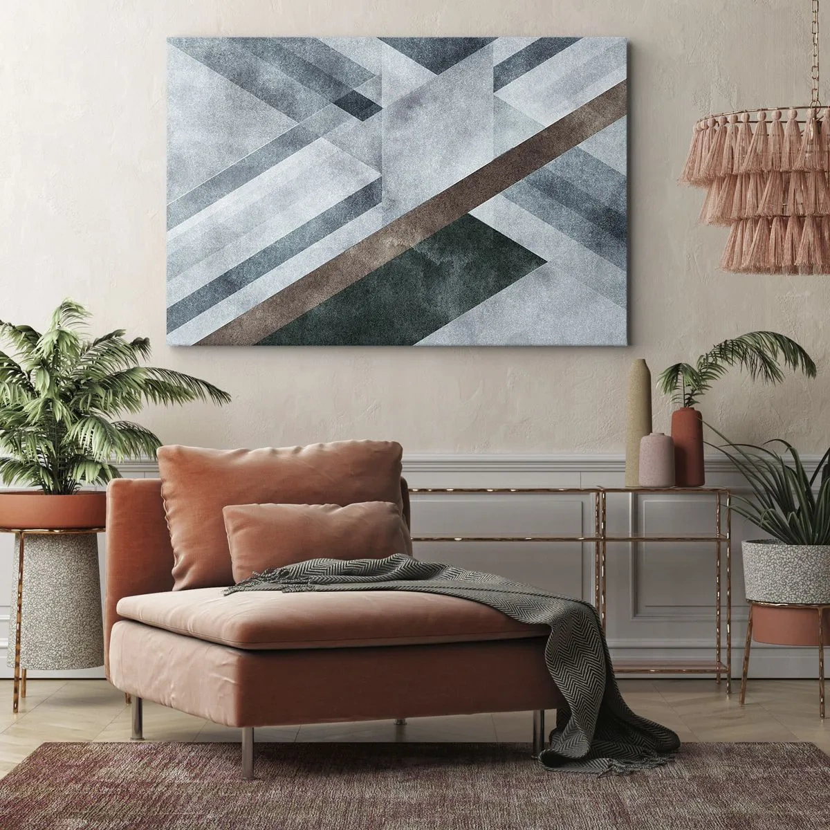 Canvas picture - Refined Elegance of Geometry - 100x70 cm