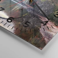 Clock face with numbers