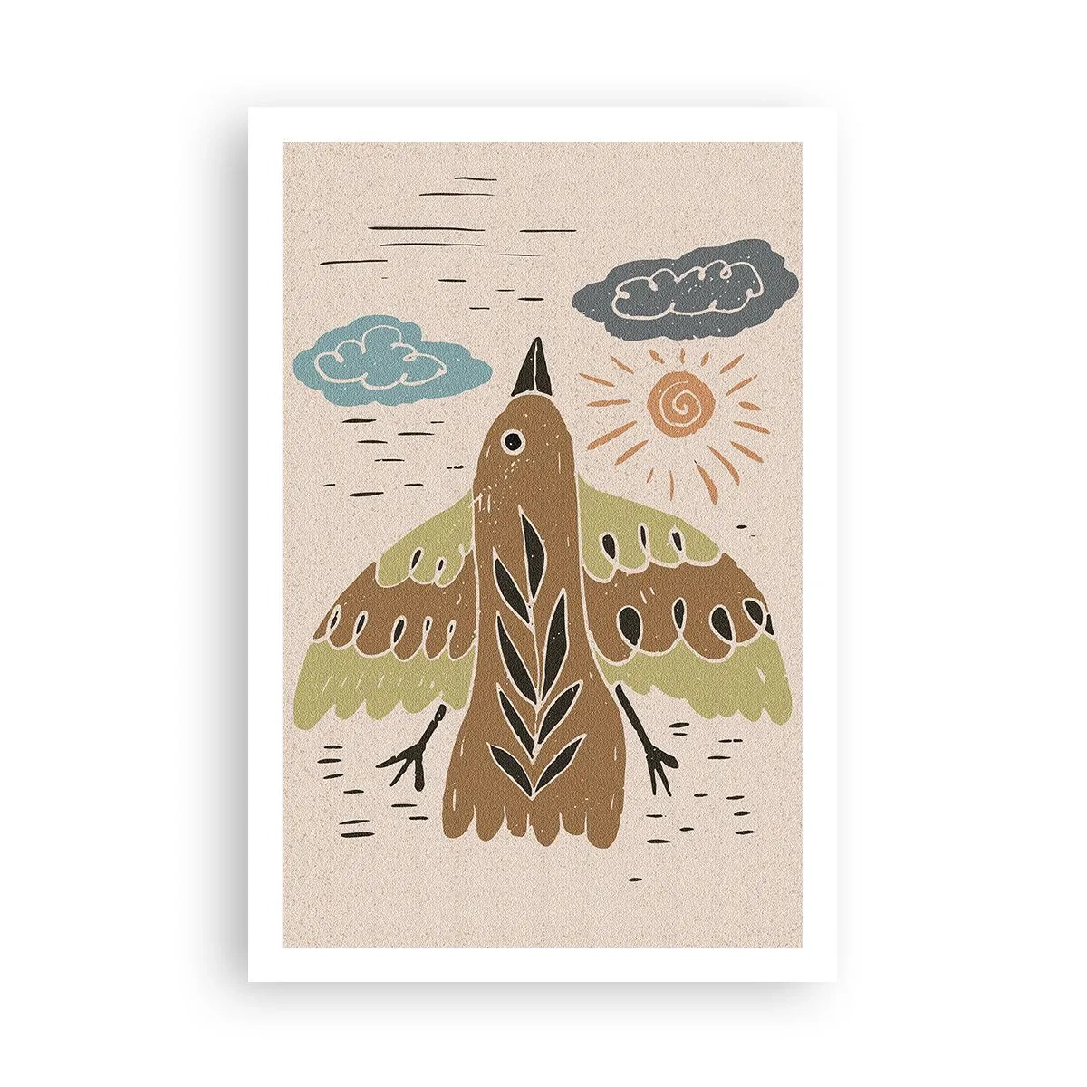 Poster - Joyful Flight - 61x91 cm