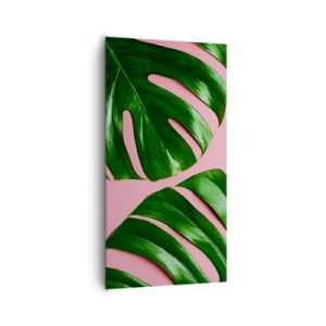 Canvas picture - Green Rendezvous - 65x120 cm