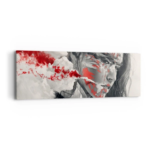 Canvas picture - Smoke of Absurdity - 90x30 cm