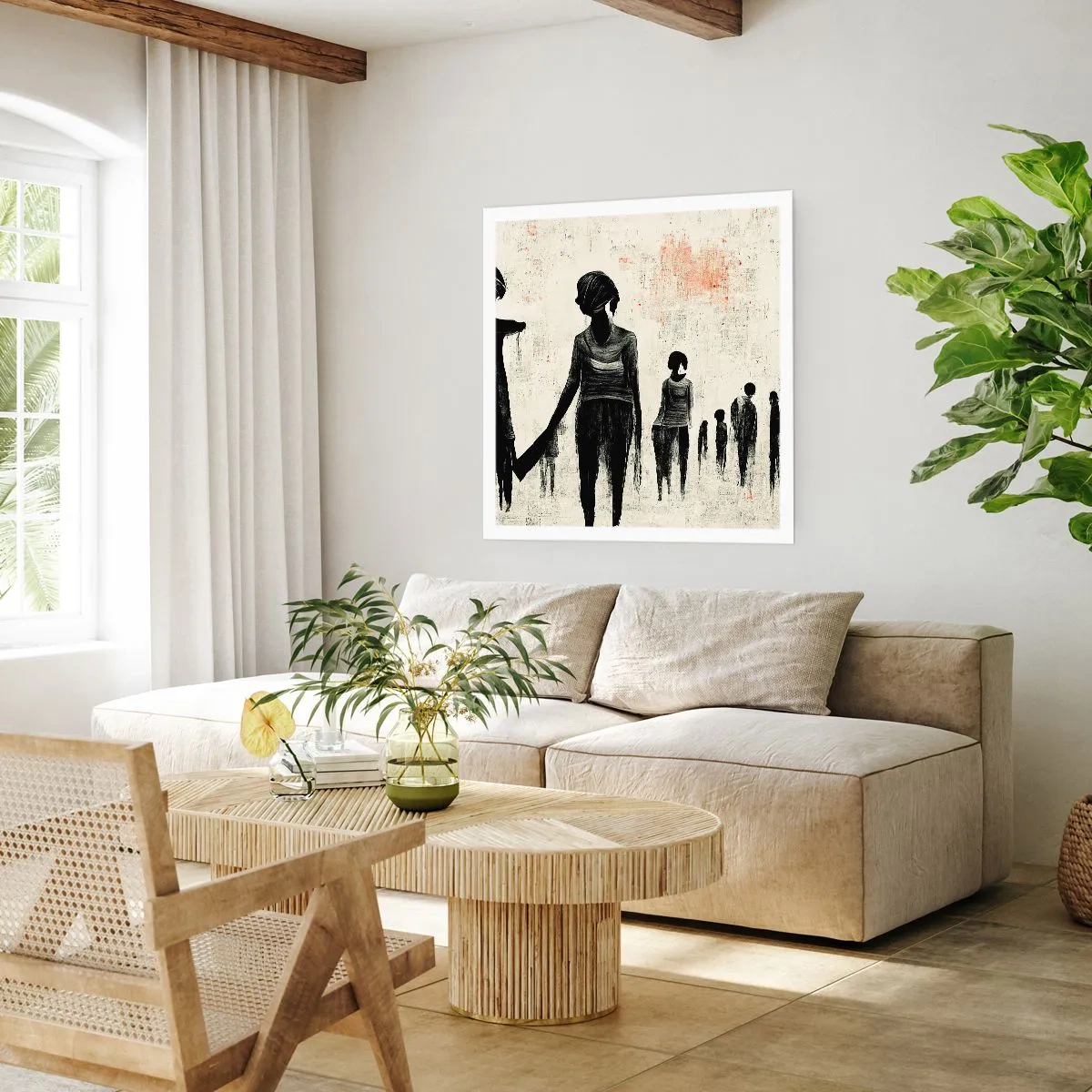 Poster - Against Solitude - 30x30 cm