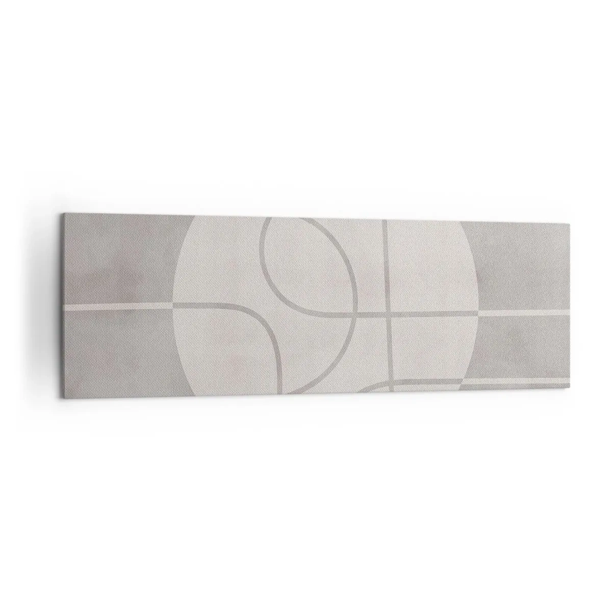Canvas picture - Circular and Straight - 160x50 cm