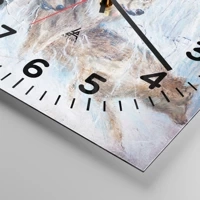 Clock face with numbers