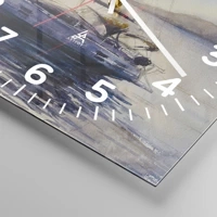 Clock face with numbers