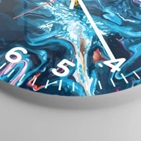 Clock face with numbers