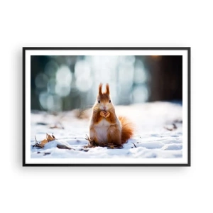 Poster in black frame - What Are You Looking at? - 100x70 cm