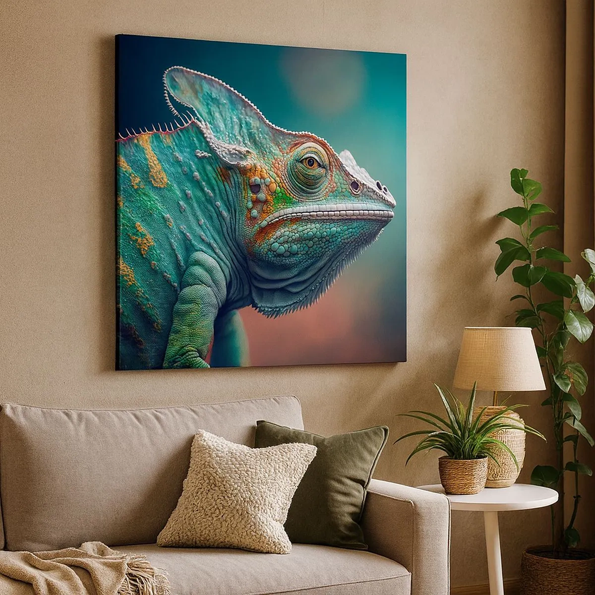 Canvas picture - Can You See Me? That's Too Bad... - 30x30 cm