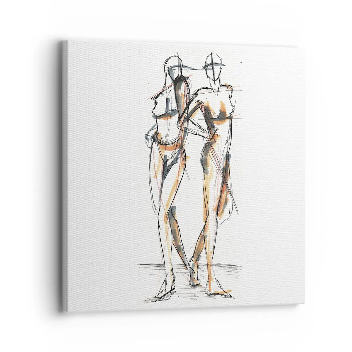 Canvas picture - Study of Grace - 30x30 cm