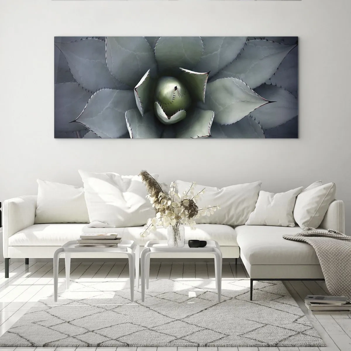 Glass picture - Attracts and Warns - 90x30 cm